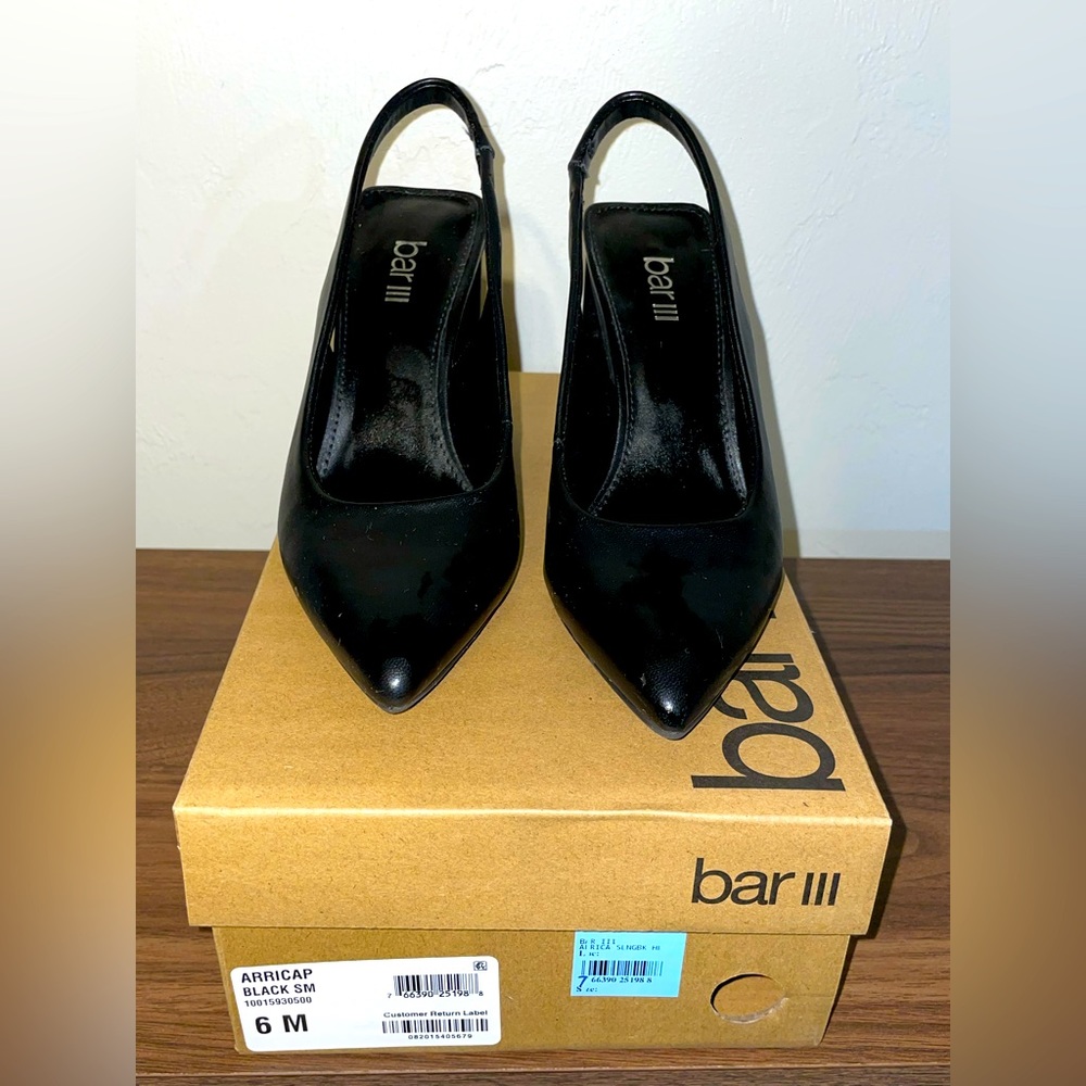 Bar III Slingback Heels